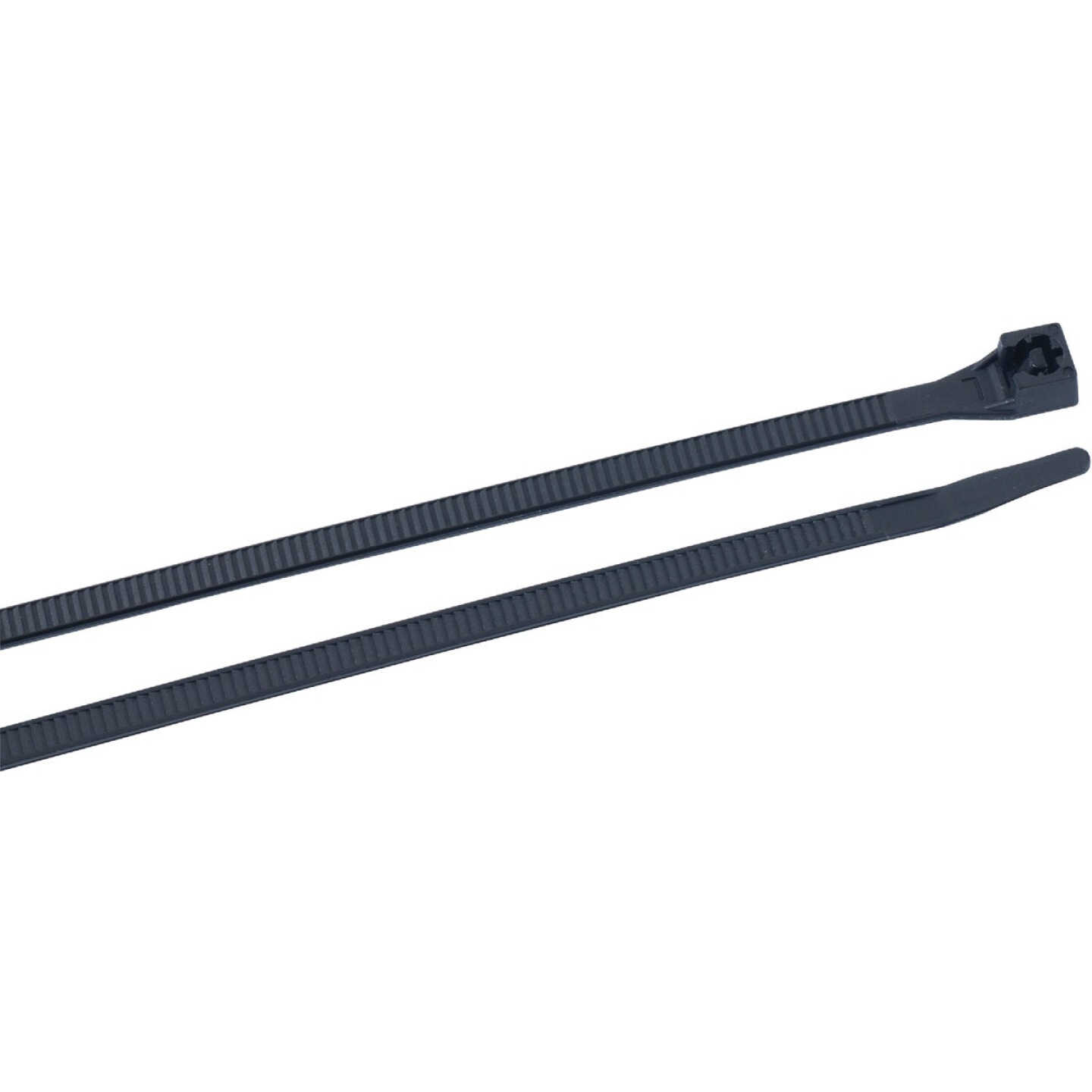 Gardner Bender 14 In. x 0.17 In. Black Nylon Ultra Violet Cable Tie (100-Pack) Image 4