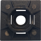 Gardner Bender 0.10 In. to 0.17 In. Black Nylon Adhesive Cable Tie Mounting Pad (5-Pack) Image 1