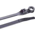 Gardner Bender 8 In. x 0.17 In. Black Nylon Ultra Violet Mounting Cable Tie (15-Pack) Image 1