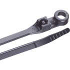 Gardner Bender 8 In. x 0.17 In. Black Nylon Ultra Violet Mounting Cable Tie (100-Pack) Image 1