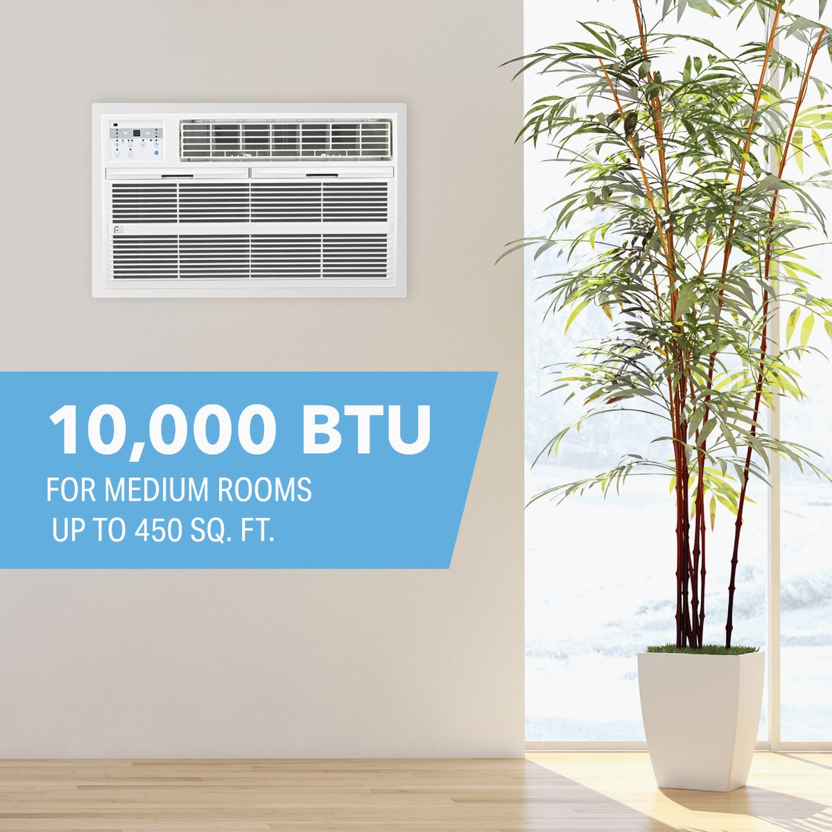 Perfect Aire 10,000 BTU 450 Sq. Ft. Thru-The-Wall Air Conditioner with Remote Control Image 4