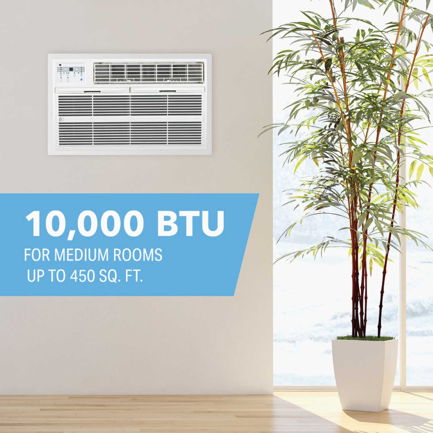 Perfect Aire 10,000 BTU 450 Sq. Ft. Thru-The-Wall Air Conditioner with Remote Control Image 4