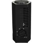Best Comfort 12 In. 2-Speed Black Mini Tower Table Fan Image 1