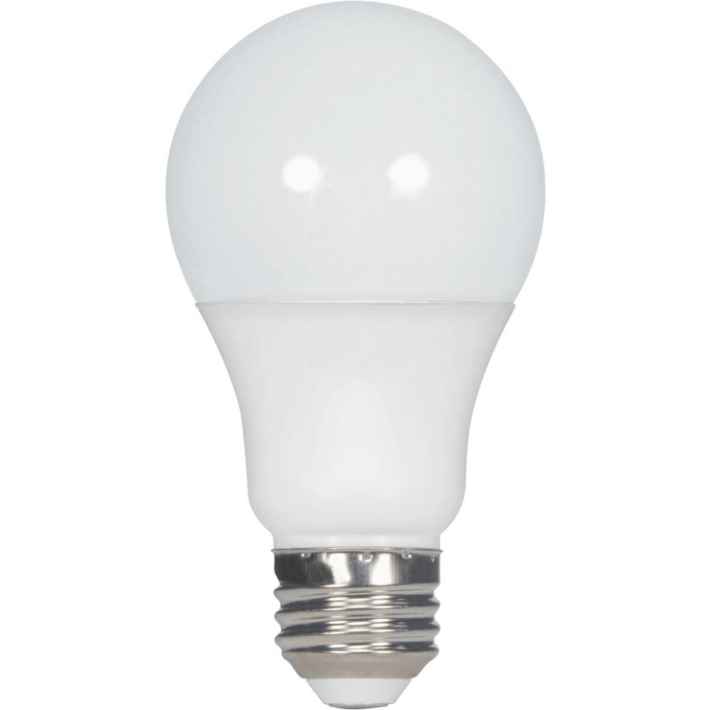 Satco 60W Equivalent Warm White A19 Medium LED Light Bulb (4-Pack) Image 1