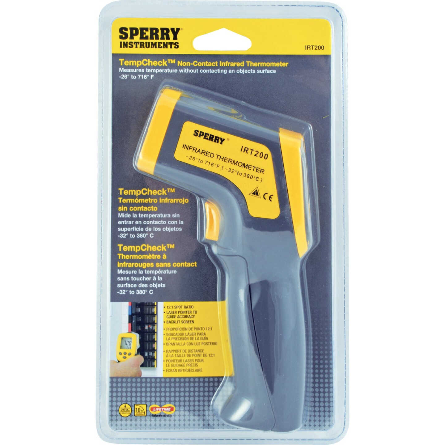 Gardner Bender Sperry Infrared Thermometer Image 1