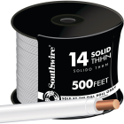 Southwire 500 Ft. 14 AWG Solid White THHN Electrical Wire Image 1