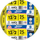 Romex 25 Ft. 12/2 Solid Yellow NMW/G Electrical Wire Image 1