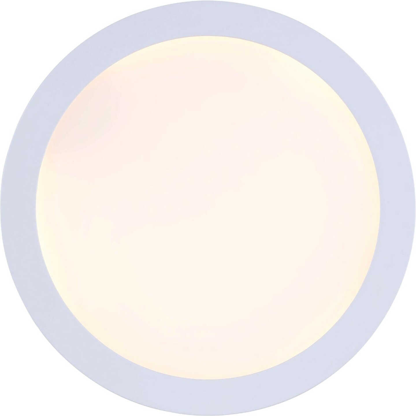 Canarm 11 In. White LED Round Disc Flush Mount Light Fixture Image 3