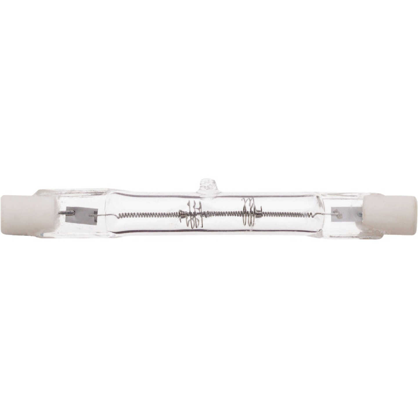 Satco 150W 120V Clear R7S Base T3 Halogen Work Light Bulb Image 1