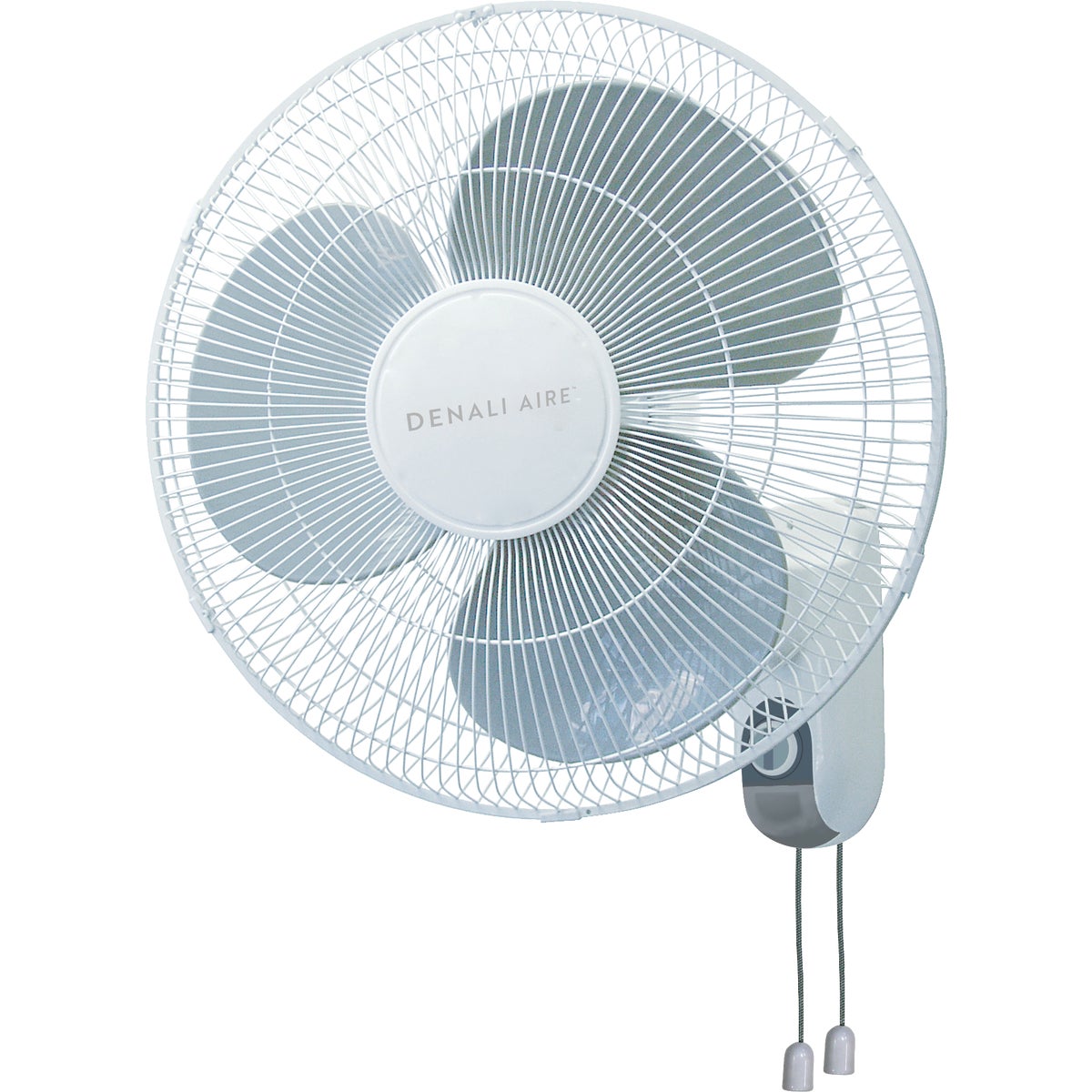 Denali Aire 16 In. 3-Speed White Oscillating Wall Fan