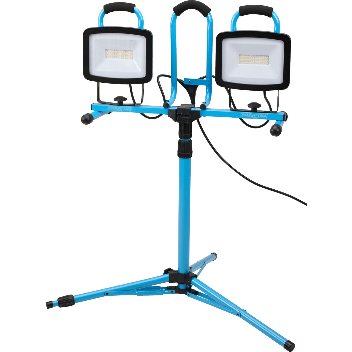 Channellock 13,200 Lm. LED Twin Head Tripod Stand-Up Work Light Image 7