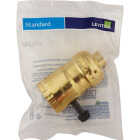 Leviton Turn-Knob Medium Base Brass Lamp Socket Image 2