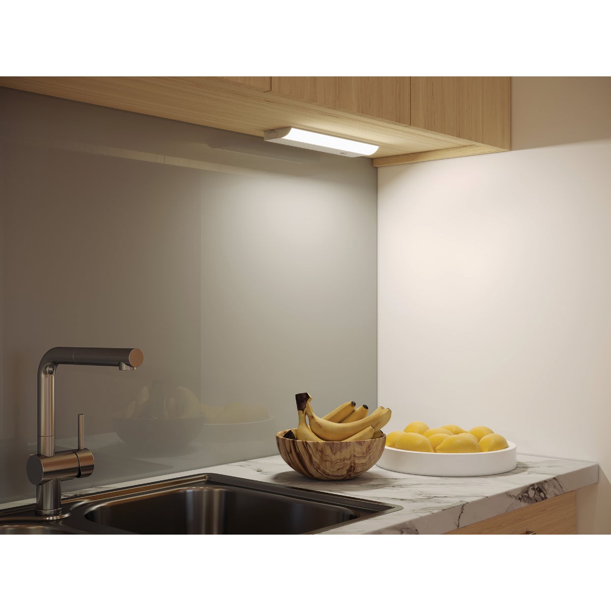 Good Earth Lighting  12 In. Direct Wire White LED Under Cabinet Light Bar Image 2