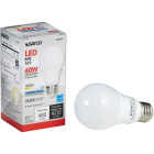 Satco 40W Equivalent Natural Light A19 Medium Dimmable LED Light Bulb Image 1