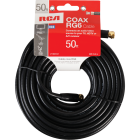 RCA 50 Ft. Black Digital RG6 Coaxial Cable Image 2