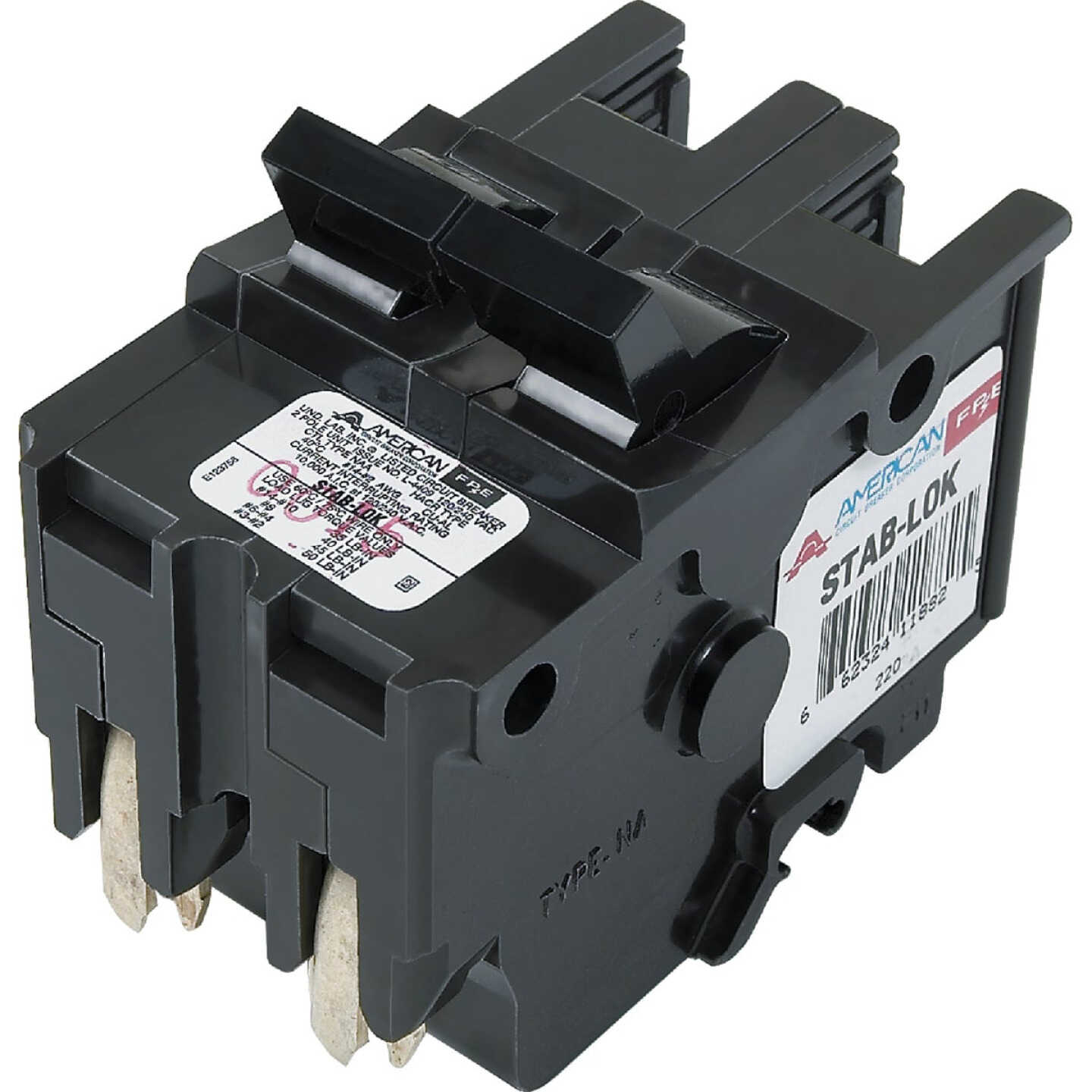 Connecticut Electric 50A Double-Pole Standard Trip Packaged Replacement Circuit Breaker For Federal Pacific Image 1