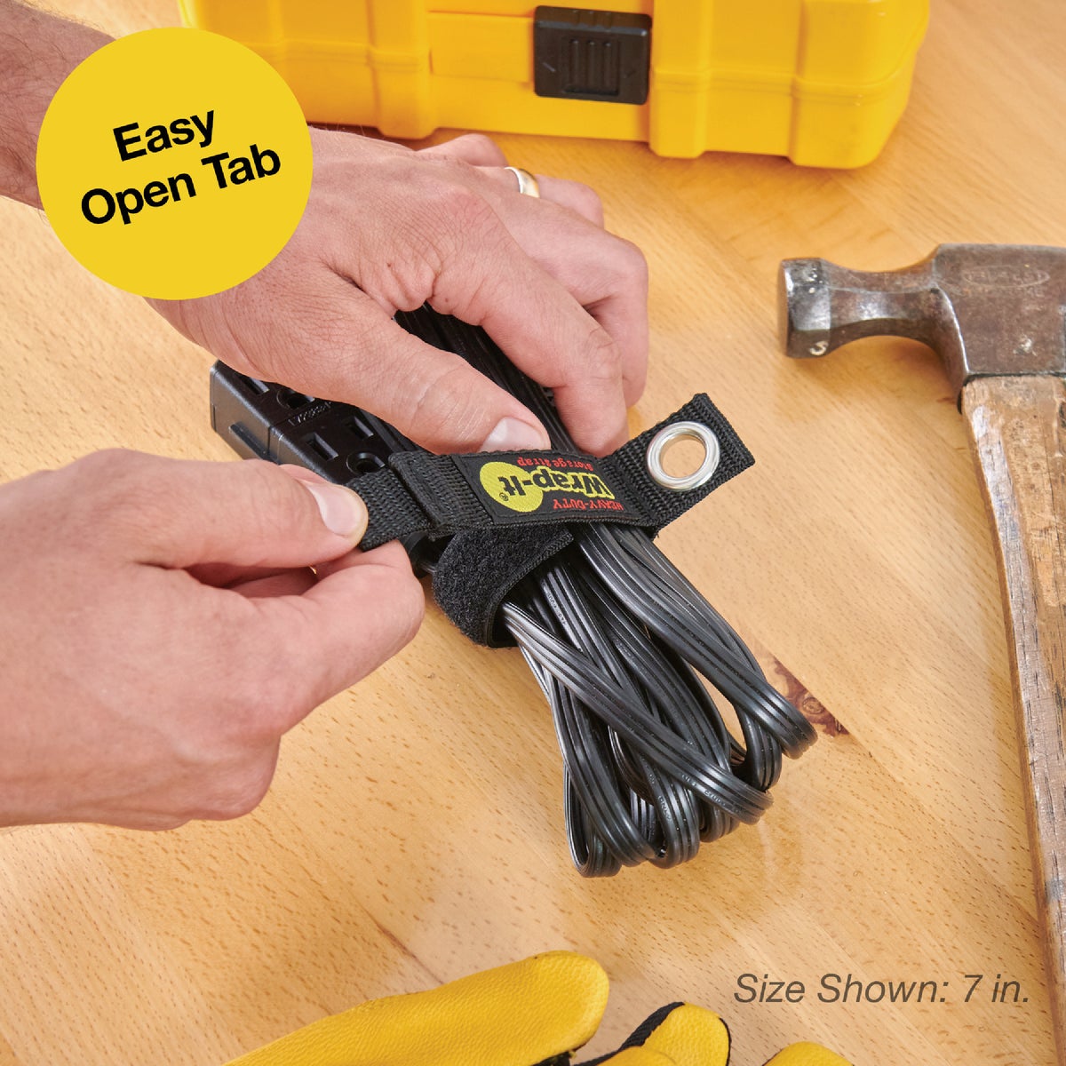 Wrap-It Storage 7 In. x 1 In. Heavy-Duty Straps (4-Pack) Image 4