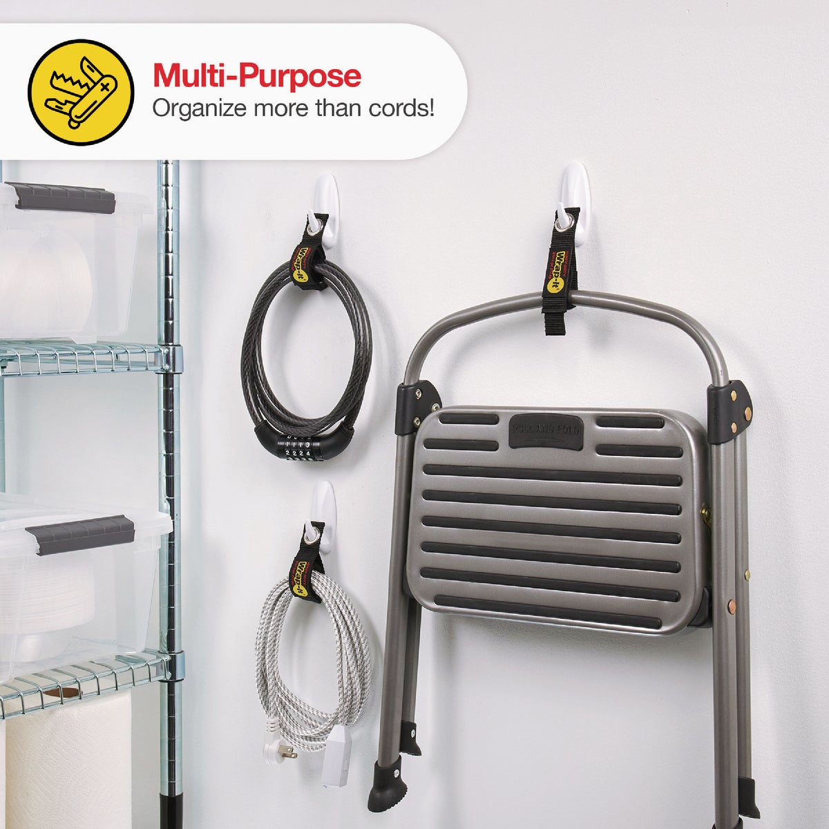 Wrap-It Storage 7 In. x 1 In. Heavy-Duty Straps (4-Pack) Image 3