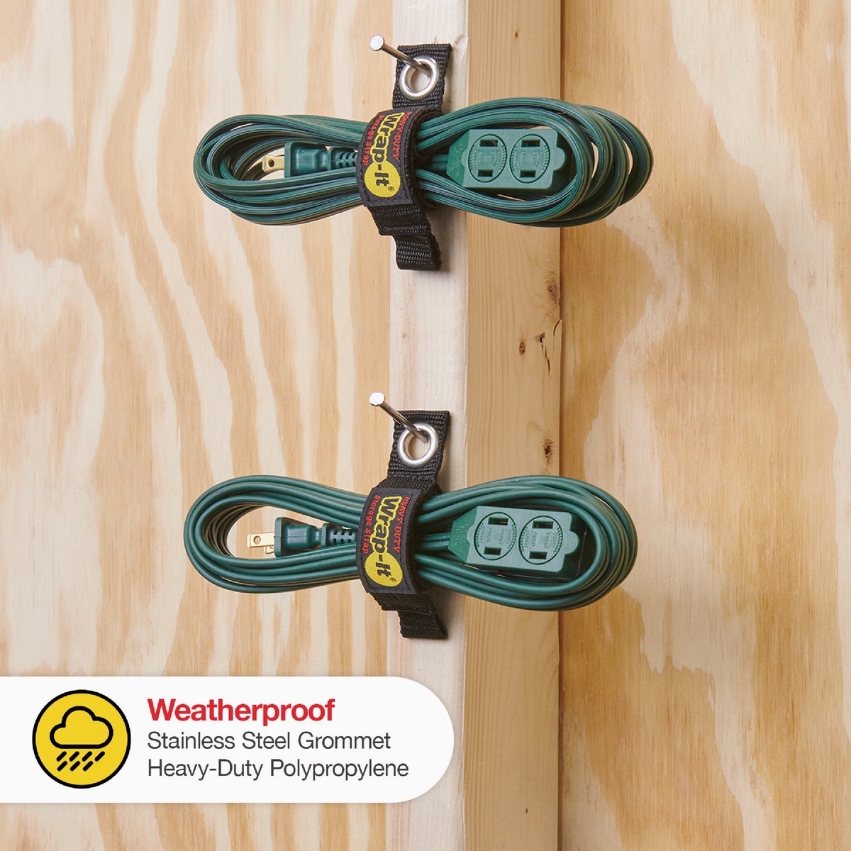 Wrap-It Storage 7 In. x 1 In. Heavy-Duty Straps (4-Pack) Image 2