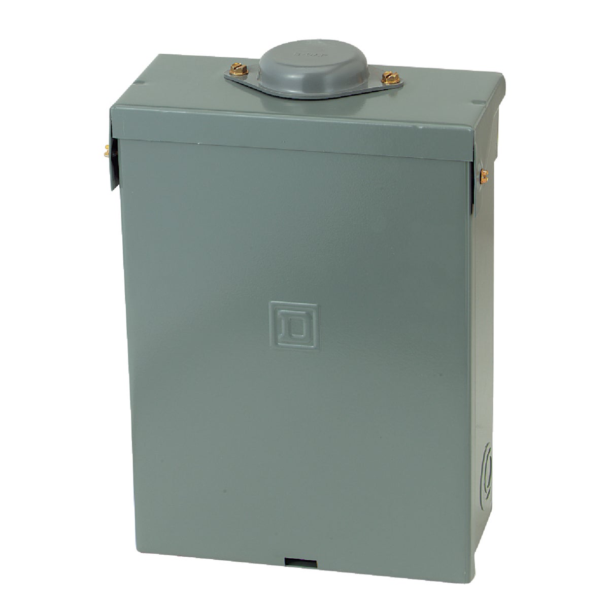 Square D Homeline 100A 6-Space 12-Circuit Raintight Main Lug Load Center Image 1