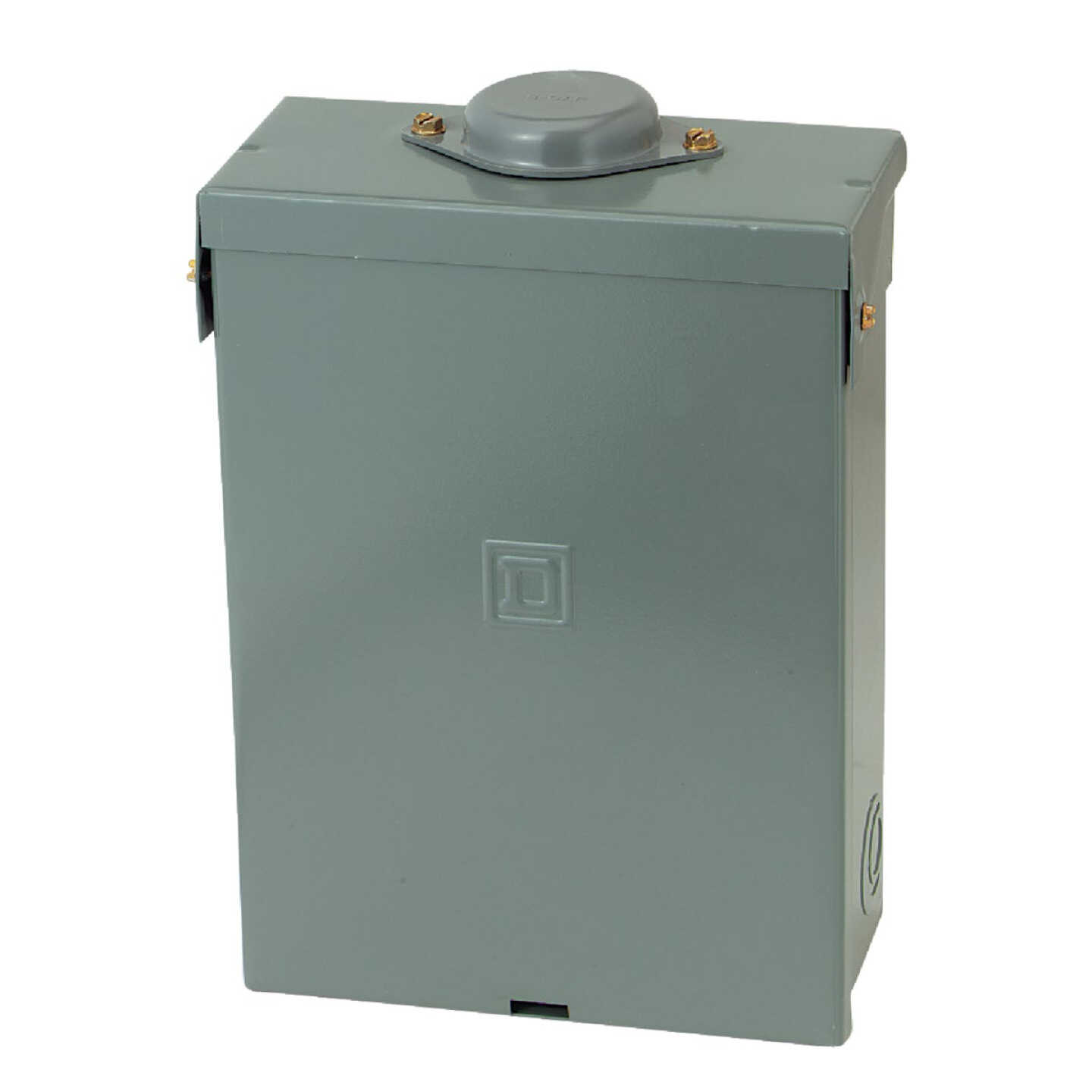 Square D Homeline 100A 6-Space 12-Circuit Raintight Main Lug Load Center Image 1