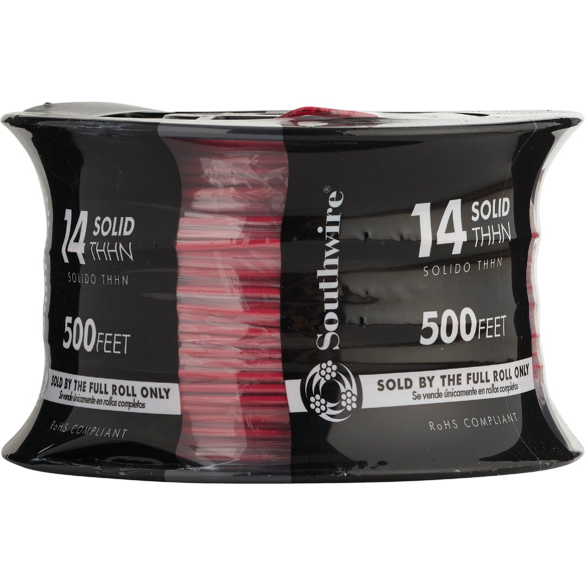 Southwire 500 Ft. 14 AWG Solid Red THHN Electrical Wire Image 2