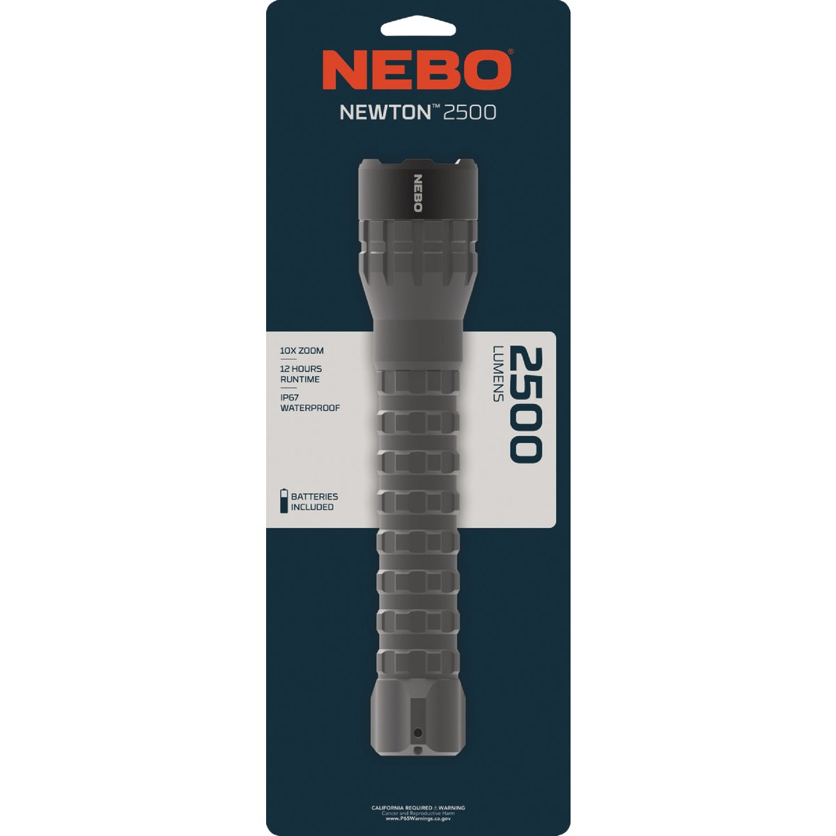 Nebo Newton 2500 Lm. Alkaline Battery LED Flashlight Image 4