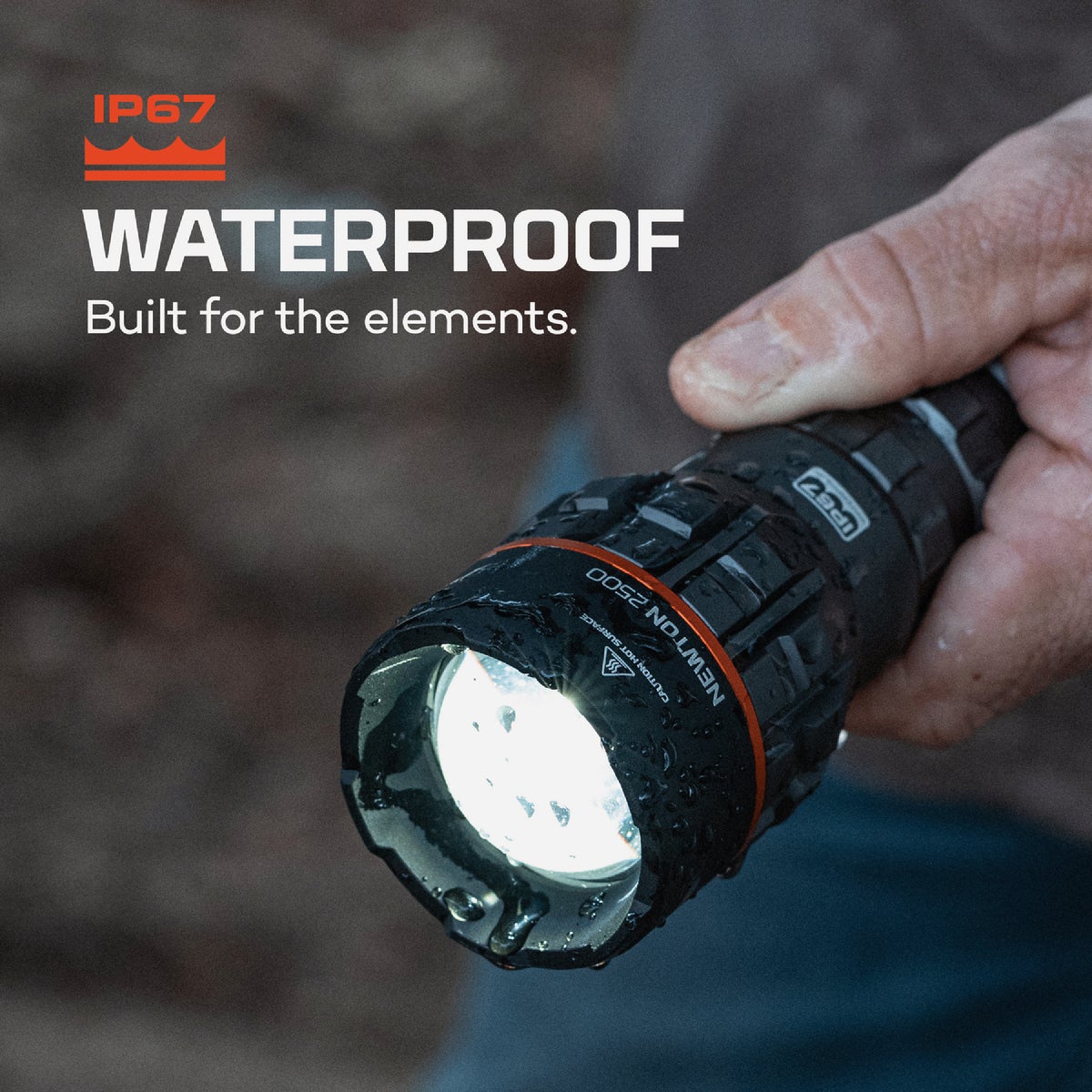 Nebo Newton 2500 Lm. Alkaline Battery LED Flashlight Image 7