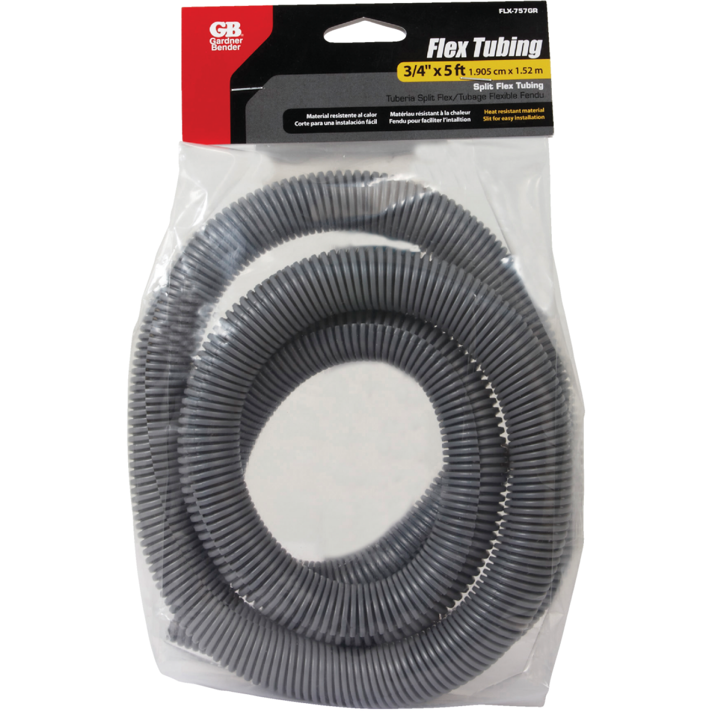Gardner Bender 3/4 In. Dia. x 5 Ft. L. Polyethylene Gray Split Flex Tubing Image 2
