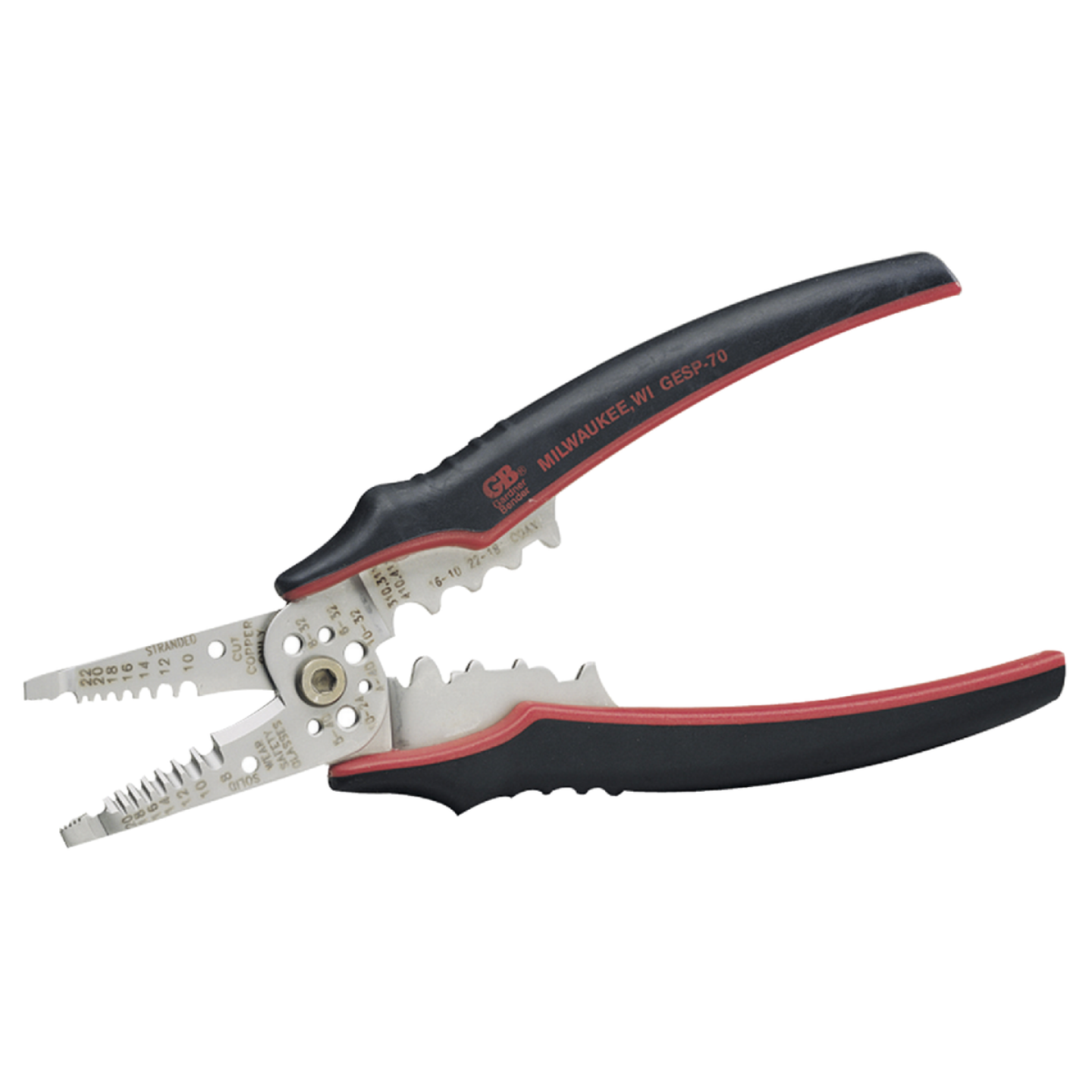 Gardner Bender 8-1/4 In. 10 to 22 AWG Solid, 8 to 24 AWG Stranded Armor Edge Cable Stripper Image 1