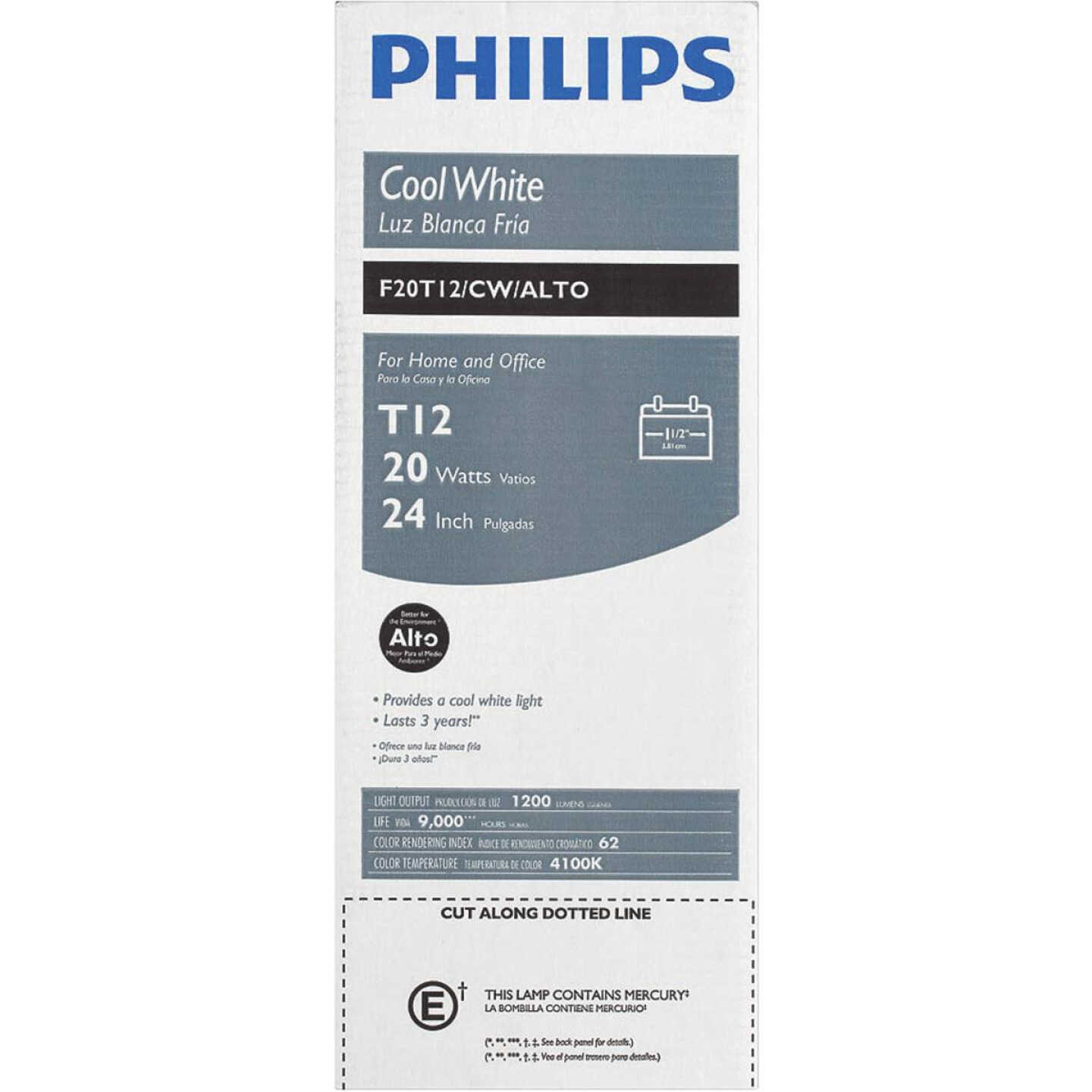 20W 24" T12CW FLUOR TUBE Image 5