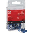 Gardner Bender 16 to 14 AWG #8 to #10 Stud Size Blue Vinyl-Insulated Barrel Ring Terminal (100-Pack) Image 3
