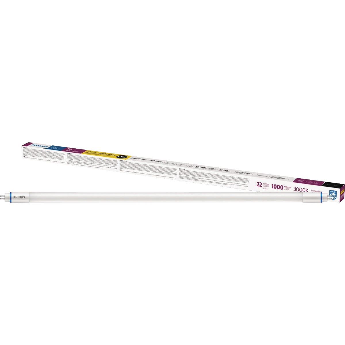 Philips MainsFit 14W Equivalent 22 In. Bright White T5 G5 LED Tube Light Bulb Image 1