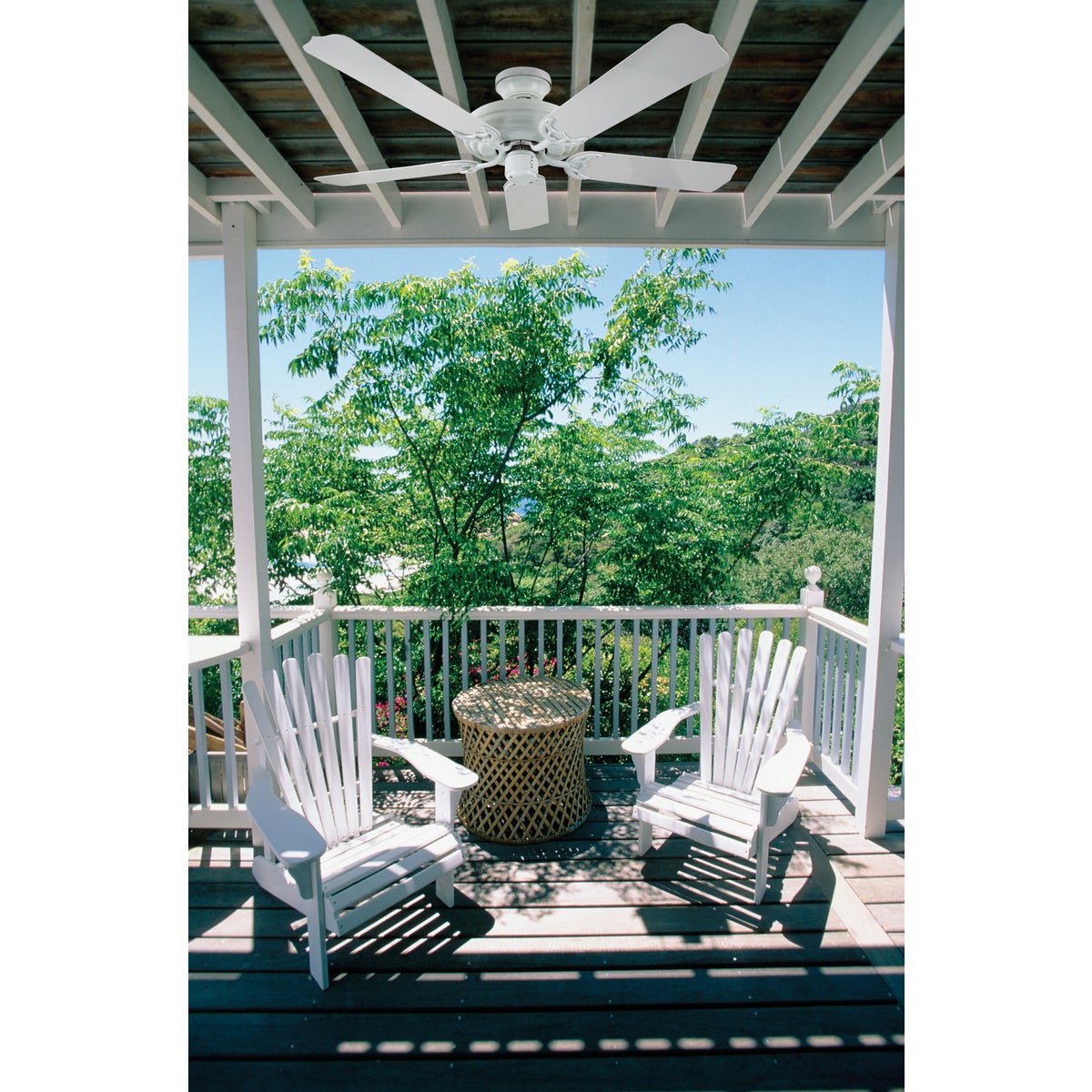 Hunter Sea Air Outdoor 52 In. White Wet Location Ceiling Fan Image 2