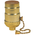 Westinghouse Pull Chain Medium Base Brass Lamp Socket Image 1