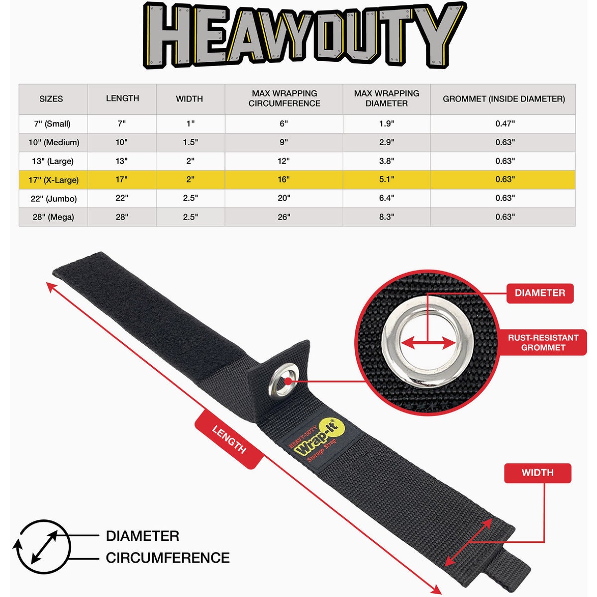 Wrap-It Storage 17 In. x 2 In. Heavy-Duty Straps (2-Pack) Image 6