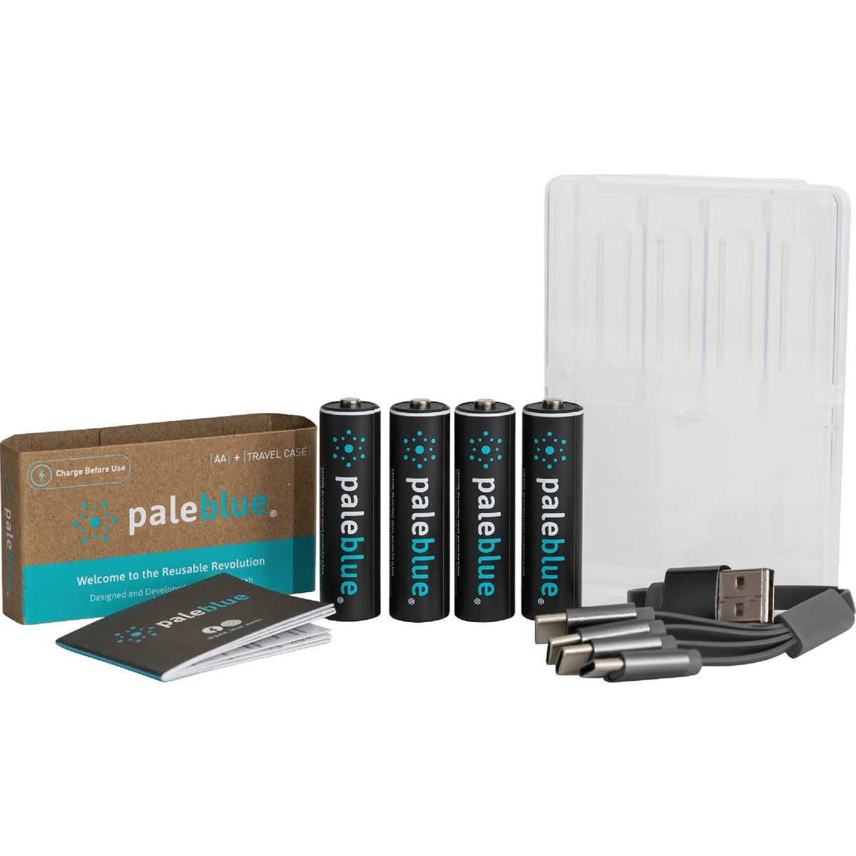 Paleblue AA Lithium-Ion Rechargeable Battery (4-Pack)