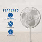 Lasko 16 In. White Pedestal Fan Image 2