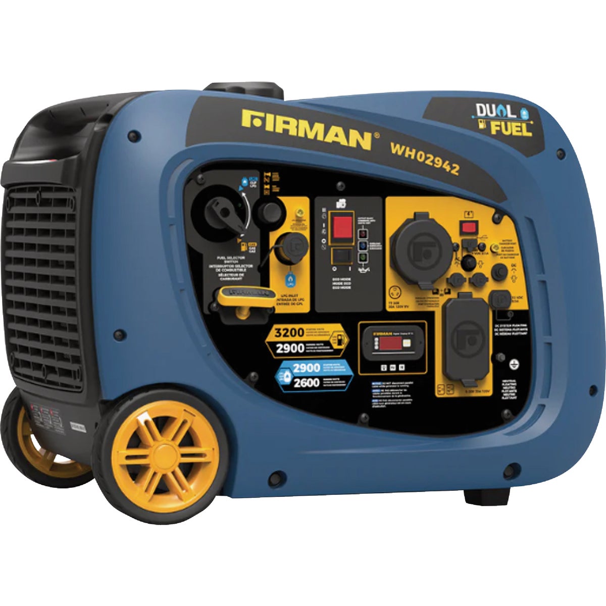 Firman 3200W Dual Fuel Electric Start Portable Inverter Generator