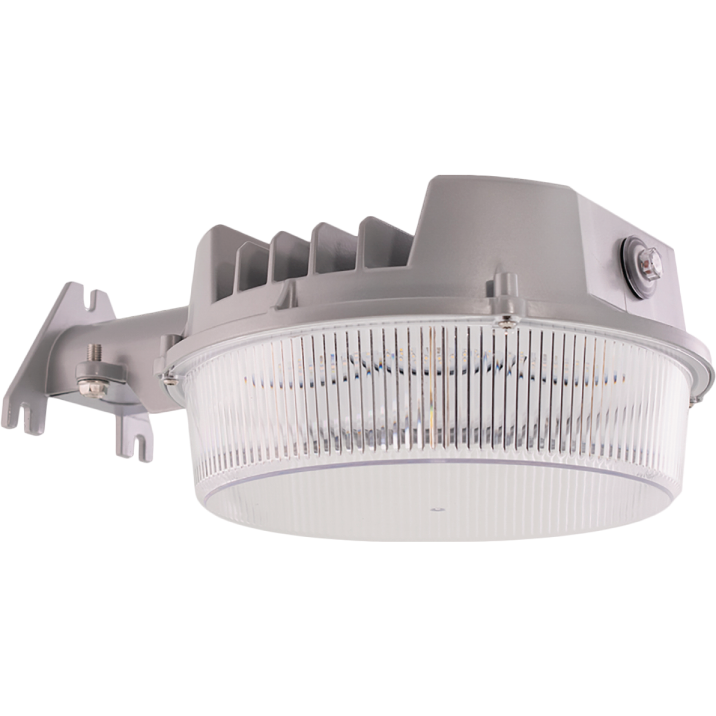 Halo Gray Dusk To Dawn LED Outdoor Area Light Fixture, 2000 Lm. Image 1