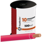 Southwire 500 Ft. 10 AWG Stranded Red THHN Electrical Wire Image 1