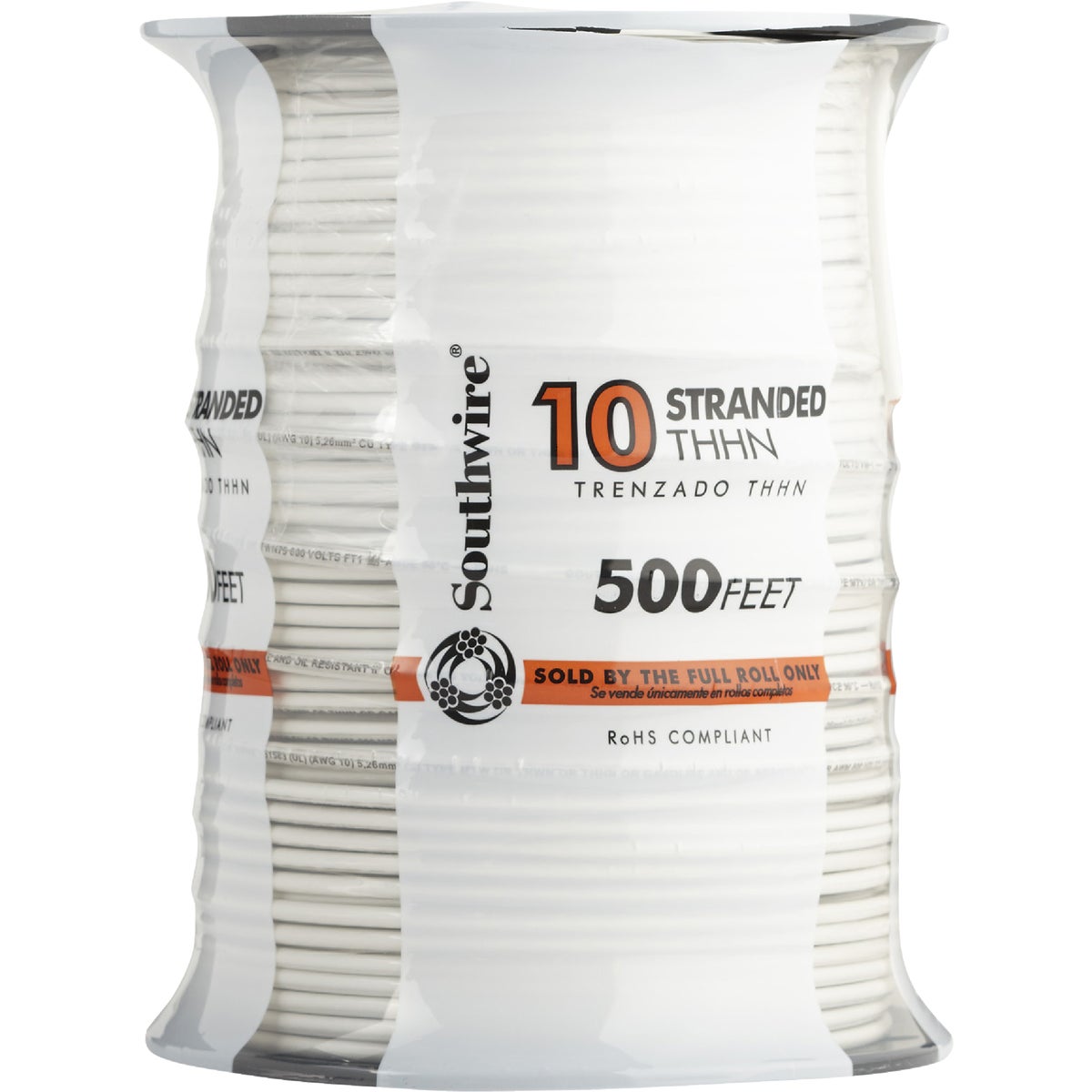 Southwire 500 Ft. 10 AWG Stranded White THHN Electrical Wire Image 2
