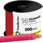 Southwire 500 Ft. 14 AWG Stranded Red THHN Electrical Wire Image 1