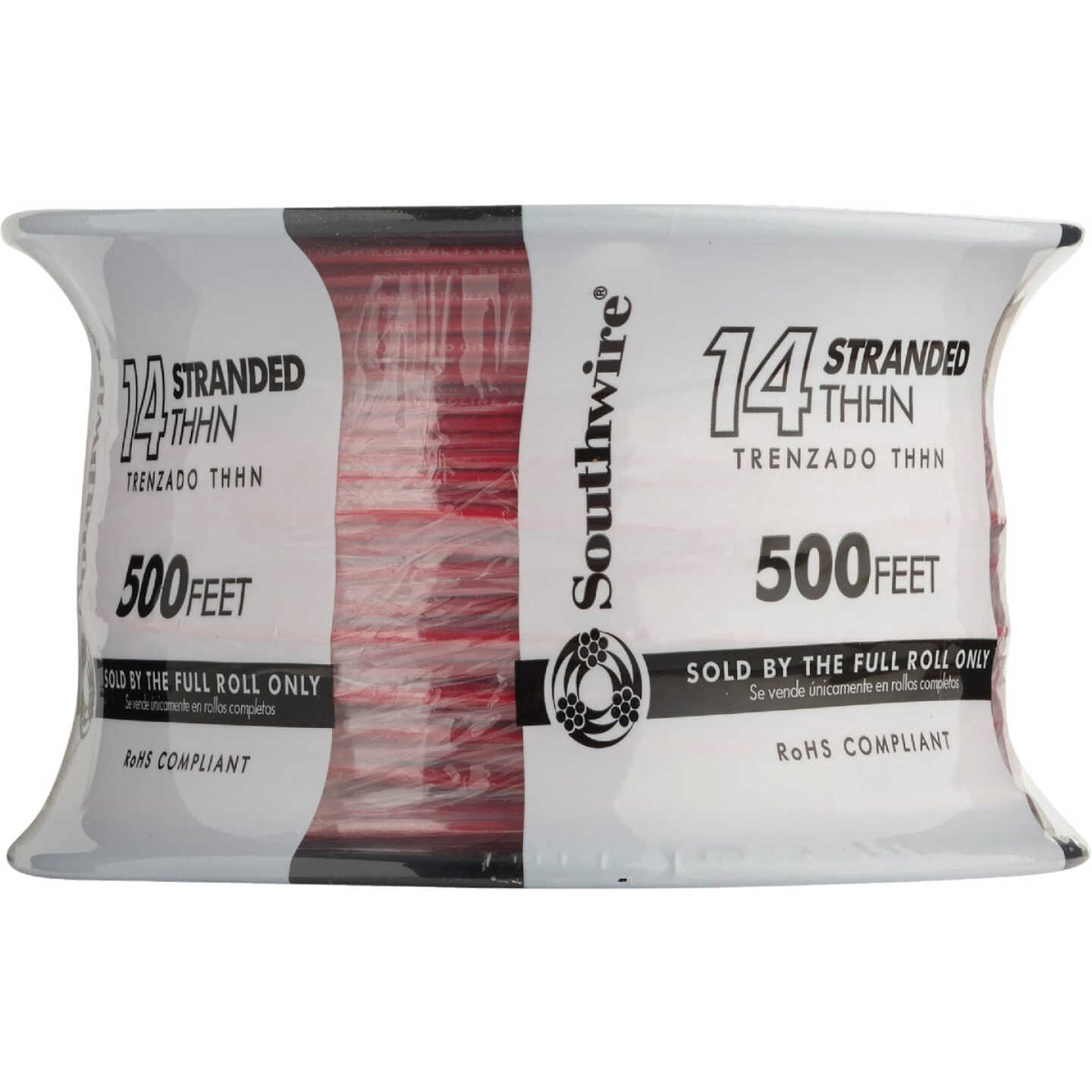 Southwire 500 Ft. 14 AWG Stranded Red THHN Electrical Wire Image 2