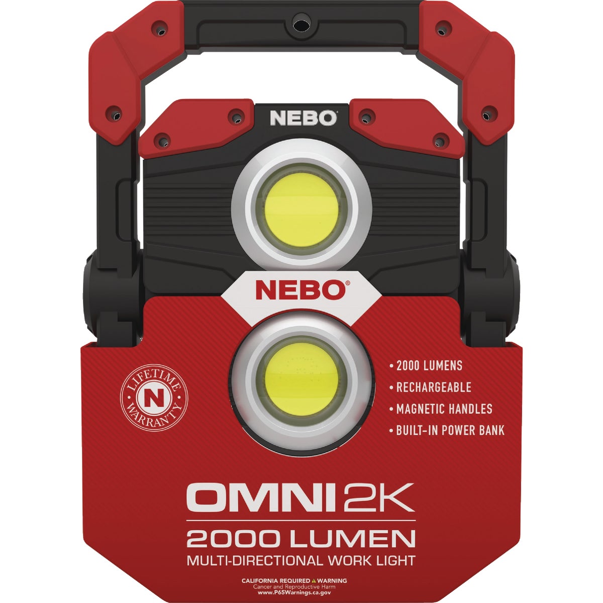 Nebo Omni 2000 Lm. Rechargeable Work Light Image 6