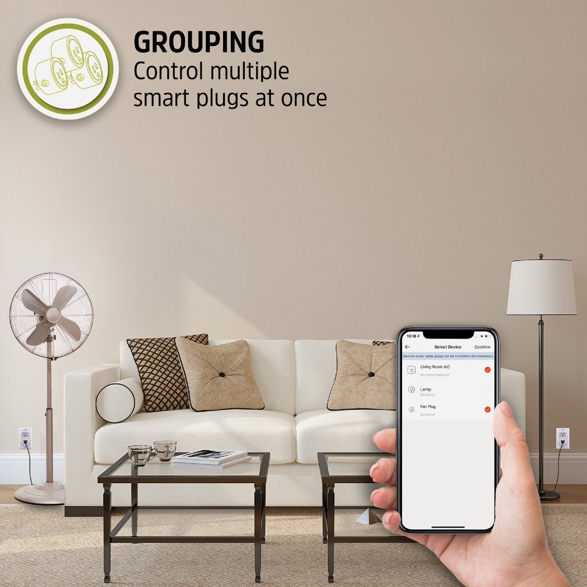 Energizer Connect 125V 1-Outlet Indoor Smart WiFi Plug (2-Pack) Image 4