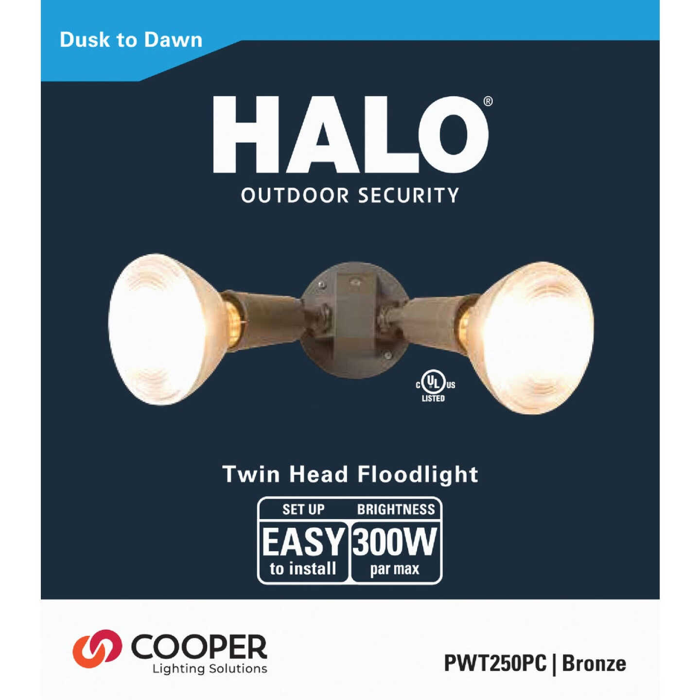 Halo Bronze Dusk To Dawn Incandescent Floodlight Fixture Image 2