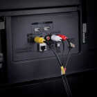 RCA 6 Ft. Black Audio/Video Dubbing Cable Image 2