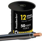 Southwire 50 Ft. 12 AWG Solid Black THHN Electrical Wire Image 1