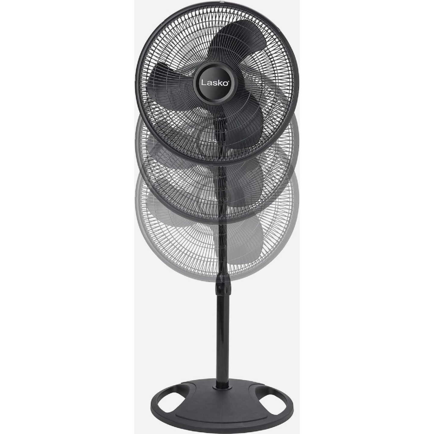 Lasko 16 In. Black Pedestal Fan Image 3